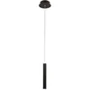 Image de Suspension simple Prado noire de Fabas Luce - LED 6,5 W dimmable, design moderne