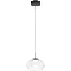 Image de Brena - Suspension simple transparente de Fabas Luce - led 10 w à intensité variable - Plafonnier - Diamètre 22 cm