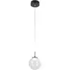 Image de Ariel - Suspension simple transparente de Fabas Luce - led 8W dimmable - Plafonnier design moderne