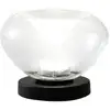 Image de Fabas - Brena - Lampe de table transparente Luce - Lampe tactile led 11W dimmable - Verre borosilicate transparent concave