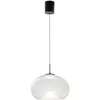 Image de Brena - Suspension simple transparente de Fabas Luce - led 14 w à intensité variable - Diamètre 33 cm