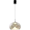 Image de Brena - Suspension simple cognac de Fabas Luce - led 14W dimmable - Plafonnier - Diamètre 33cm
