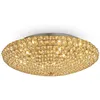 Image de Ideal Lux - King - Plafonnier d'intérieur à 9 ampoules, or, G9