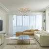 Image de Ideal Lux   Lustre en cristal 18 ampoules E14   Fini doré   Hauteur 95 cm   Diamètre 86 cm   Dimmable   Pour salons et salles à manger