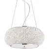 Image de Ideal Lux - Pasha' - Suspension à 6 ampoules au fini chrome avec cristaux, E14