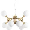 Image de Ideal Lux - nodi - Suspension d'intérieur à bras Mutli, 9 lumières, laiton satiné, E14