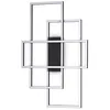 Image de Ideal Lux - Applique murale led décorative intégrée noire, 3000K