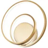 Image de Ideal Lux OZ Applique Murale LED Intégrée Swirl Dimmable Laiton, 3000K