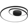 Image de Ideal Lux - oz Lumière semi-encastrée à del intégrée tourbillonnante à intensité variable, noir, 3000K