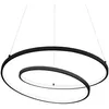 Image de Ideal Lux - oz Dimmable Swirl 60cm Plafonnier led Intégré Noir, 3000K