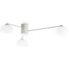 Image de Ideal Lux HERMES Plafonnier Globe 3 Lumières 90cm Blanc
