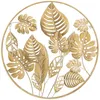 Image de Wall Iron Panel Jungle Round Cm Ø 80x6.5