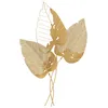 Image de Wall Decoration Autumn Leaf Gold Cm 53x4x84,5