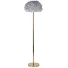 Image de Mauro Ferretti - lampadaire plumes slim gris d. 43X170 cm
