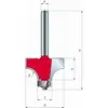 Image de Freud - Mèche pour arrondi convexe Ø25,4 H12,7/55,2 Q8 Z2 - F03FR01775 -34-11008P