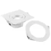 Image de Spot led encastré fan europe Intec INC-SNIPER-QR120 - Orientable 38° - cct - 1165lm - 12W