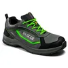 Image de Chaussure de se'curite' basse Sparco Indy Sonoma esd S1PS sr fo lg avec embout N.40 Gris Fonce'/Vert Fluo en daim et renforts en microfibre Grigio