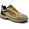 Image de Chaussure de se'curite' basse Sparco Indy Colton S1P esd n. 45 beige/jaune avec embout en daim et renforts en tissu respirant Tan/Giallo 45