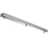Image de Bonetti Illumina - Rail Rosace multi-câbles rectangulaire en fer chromé à 3 trous L.70 x 5 BL291-BIN3-DM70-CR