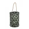 Image de Yes Everyday - Lanterne hexagonale verte en bois 40h cm