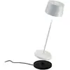 Image de Zafferano - Lampe de table led rechargeable et dimmable Olivia Pro White