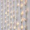 Image de Mobili Rebecca - Rebecca Mobili Guirlande Lumineuse Cascade 220 led Blanc Chaud Déco Noël pour la Maison en Extérieur