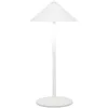 Image de Zafferano - Lampe de table led rechargeable Pina l Desk blanche, 6W, IP65, variateur tactile, tête magnétique, intérieur/extérieur