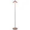 Image de Zafferano - Lampadaire led Pina xxl bronze, rechargeable, 6W IP65, variateur tactile, tête magnétique, style contemporain