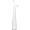 Image de Zafferano - Lampe de table led Angelina blanche, rechargeable sans fil, tête réglable, tactile, design moderne intérieur