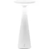 Image de Zafferano - Damina - Lampe de table led rechargeable, variateur tactile, autonomie 8 h, IP65 - Sans fil, finition aluminium blanc