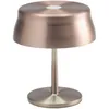 Image de Zafferano Sister Light Mini lampe de table LED Wi-Fi connectée cuivrée rechargeable dimmable 2200-2700-3000-4000K 3,2W h17cm