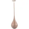 Image de Zafferano - Dondolina - Lampe de table led rechargeable IP65, sans fil, variateur tactile - Design italien, couleur bronze