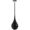 Image de Zafferano - Dondolina - Lampe de table led rechargeable IP65, sans fil, variateur tactile - Design italien, couleur noire