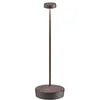 Image de Lampe de table LED Zafferano Swap Pro Corten, rechargeable et dimmable, 2200-2700-3000K - autonomie maximale 9h