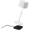 Image de Lampe de table LED rechargeable et dimmable Zafferano Ofelia Pro White - 2200-2700-3000K - Autonomie maximale 9h