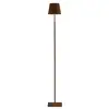 Image de Lampe LED Zafferano Poldina Pro L Corten rechargeable dimmable batterie 12h 2200-2700-3000K 3 hauteurs 52-87-122cm