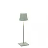 Image de Zafferano - Lampe de table led Poldina Pro Micro Salvia, rechargeable et dimmable avec une autonomie allant jusqu'à 12 heures
