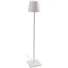 Image de Zafferano - Lampadaire Poldina Blanc 230V avec prise Lampadaire 28x150cm Design Moderne en Aluminium