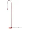 Image de Zafferano - Lampadaire Filo, orientable à 200, métal peint, ampoule E27 max 60W incluse, H 231cm - Rouge