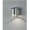 Image de Salta Led IP44 Applique Murale Extérieure Nickel Avec Trio Lighting Détecteur De Mouvement