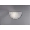 Image de Applique murale Sandrina Glass Graniglia Blanc 1xE27 Trio Lighting