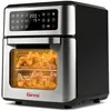 Image de Friteuse simple Girmi FG9700 12 L 1800 W Friteuse à air chaud en acier inoxydable