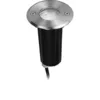 Image de Nobile Illuminazione - Raccord rond encastrÉ gu10 ip67 en aluminium anodisÉ noir 60082