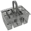 Image de Whirlpool - panier porte couverts gris pour lave vaisselle indesit hotpoint ariston