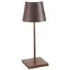 Image de Lampe de table LED Zafferano Poldina Pro Mini Corten, rechargeable et dimmable, avec une autonomie allant jusqu'à 12 heures