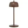 Image de Zafferano - Lampe de table led circe Corten rechargeable et dimmable