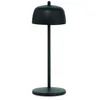 Image de Zafferano - circe Lampe de table led noire, rechargeable et dimmable