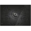 Image de Candy   Plaque de cuisson gaz 75 cm   5 brûleurs   Commande avant   Compatible hOn   Pour cuisson professionnelle - CVG74WTB