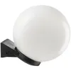 Image de Applique extérieure boule opale 25 cm   Douille E27 pour lampes jusqu'à 60W   Structure thermoplastique   Alimentation 230V   Acrilux