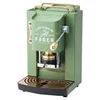 Image de Faber Pro Deluxe - Machine à café avec presse à dosettes en laiton - Cadre en acier vert acide mat